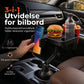 ⏳ 50% rabatt i begrenset tid ⏰ 3-i-1 multifunksjonell bilholder for drikke og mobil med skuff og oppbevaringsorganizer 🚗 📱 🥤 🍔