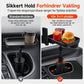 ⏳ 50% rabatt i begrenset tid ⏰ 3-i-1 multifunksjonell bilholder for drikke og mobil med skuff og oppbevaringsorganizer 🚗 📱 🥤 🍔