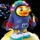 ⏳Tidsbegrenset tilbud⏰ Dansende Space Duck-leke - Interaktivt LED-lys og musikk med solsensor for kule kosmiske danserbevegelser 🌟🚀