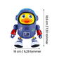 ⏳Tidsbegrenset tilbud⏰ Dansende Space Duck-leke - Interaktivt LED-lys og musikk med solsensor for kule kosmiske danserbevegelser 🌟🚀