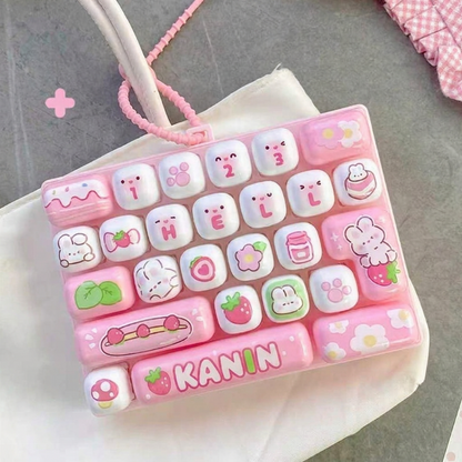 🔥50% RABATT på utvalgte produkter 🎉Søt tastatur-nøkkelring og fidget-leketøy