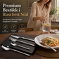 🍴 50 % RABATT! ✨ Edelstahl-Besteckset – 304 stål, 5 utførelser og 4/24 deler ✨