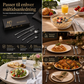 🍴 50 % RABATT! ✨ Edelstahl-Besteckset – 304 stål, 5 utførelser og 4/24 deler ✨
