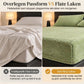 🔥50 % RABATT 🛏️ Tykt sengeteppe av halvfleece for høst og vinter – ensfarget, ekstra varmt og koselig