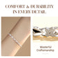 ✨Elegant glitrende firkløverarmbånd🍀Gratis smykkeskrin💝