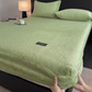 🔥50 % RABATT 🛏️ Tykt sengeteppe av halvfleece for høst og vinter – ensfarget, ekstra varmt og koselig