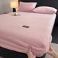 🔥50 % RABATT 🛏️ Tykt sengeteppe av halvfleece for høst og vinter – ensfarget, ekstra varmt og koselig