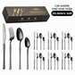 🍴 50 % RABATT! ✨ Edelstahl-Besteckset – 304 stål, 5 utførelser og 4/24 deler ✨