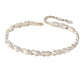 ✨Elegant glitrende firkløverarmbånd🍀Gratis smykkeskrin💝