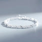 ✨Elegant glitrende firkløverarmbånd🍀Gratis smykkeskrin💝