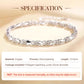✨Elegant glitrende firkløverarmbånd🍀Gratis smykkeskrin💝