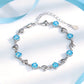 ✨Elegant glitrende firkløverarmbånd🍀Gratis smykkeskrin💝
