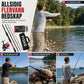 🎣4-delt glassfiber havfiskestang for langdistance-kasting av agn