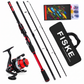 🎣4-delt glassfiber havfiskestang for langdistance-kasting av agn