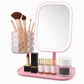 🪞 50 % RABATT! 💄 Bærbar, sammenleggbar LED-sminkespeil for skrivebordet – kompakt og ideelt for hybelen
