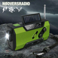 ⏳Kun for en kort tid – 50% RABATT ⏰Multifunksjonell utendørs solar nødhåndsveivradio