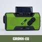 ⏳Kun for en kort tid – 50% RABATT ⏰Multifunksjonell utendørs solar nødhåndsveivradio