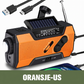 ⏳Kun for en kort tid – 50% RABATT ⏰Multifunksjonell utendørs solar nødhåndsveivradio