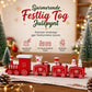 🔥 Spesialtilbud for julen – spre glede, spar stort! 🎄🎁Mini julepynt i plastikktog, dekorasjon til feriebord og kakedekorasjon for vindusutstilling