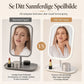 🪞 50 % RABATT! 💄 Bærbar, sammenleggbar LED-sminkespeil for skrivebordet – kompakt og ideelt for hybelen