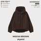 🧥 Hetter med bred brem 💧 Kort regnjakke i oversized passform med boblekant, justerbare mansjetter